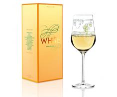 RITZENHOFF White WeiÃweinglas von Virginia Romo, aus Kristallglas, 360 ml, mit edlen Platinanteilen