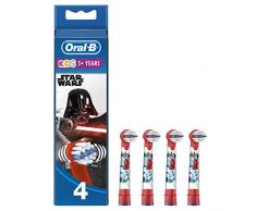 Oral-B Kids Star Wars Aufsteckbürsten für Kinder ab 3 Jahren, 4 Stück