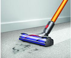 Dyson V8 Absolute beutel- & kabelloser Staubsauger inkl. 3 Elektrobürsten mit Direktantrieb bzw. Softwalze & Fugendüse , Handstaubsauger mit Lithium-Ionen Akku, Wandhalterung & Ladestation