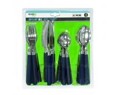 Bo-Camp Besteck-Set, Blisterpackung, 24-teilig, für 6 Personen