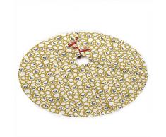 YJWLO The Sweet Nussknacker-Set, Weihnachtsbaum-Rock, Weihnachtsbaum-Matte, Weihnachtsbaum, Matte, Urlaub, Party-Dekoration, 91,4 cm