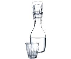Duralex 511980 Picardie Trinkglas, Wasserglas, Saftglas, 160ml, Glas, transparent, 6 Stück