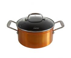 STONELINE® Kochtopf 20 cm, kupfer