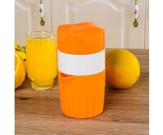 JKYQ Manuelle Saftsafter Household Zitronen-Pressen Saft Mini-Orangensaftmaschine Kleine Fruchtwerkzeuge Portable Gürtel Yellow 260.5×120.7×170.5mm