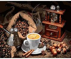 LISHIHAOZY DIY Ölgemälde Gemüsetopf Digitale Malerei Leinwand Druckwandhauptdekoration-(Kein Rahmen)