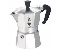 Bialetti Moka Express Espressokocher, Aluminium, Alu, 18 Tassen