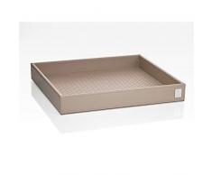 JOOP! BATHLINE, Tablett quadratisch XL, Grau