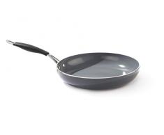 HENDI Bratpfannen, Geeignet für Gasherd, Induktionsherd, Elektroherd, Ceranherd, Teflon™ Platinum Plus Antihaftbeschichtung, Pfanne, ø280x(H)52mm, Aluminium