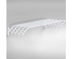 Wandwäschetrockner ausziehbar Scherenwäschetrockner Wäschetrockner Wandtrockner Teleclip platzsparender Trockner Handtuchhalter Wandmontag Handtuchstangen 81cm