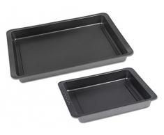Backblech-Set Auflaufformen-Set 2 in1 CHG Made in Germany, 42,0 x 29,0 x 4 cm und 29,0 x 23,0 x 4,0 cm