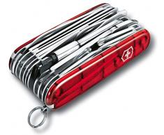 Victorinox Taschenmesser Swiss Champ XLT (49 Funktionen, Bit-Schlüssel, Bit-Halter) rot transparent