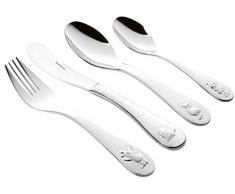 4-tlg. Kinderbesteck Sendung mit der Maus aus Edelstahl 18/10, poliert