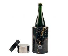 Coolenator PRO Black Marble Freezer Bullet - Coolster Weinkühler und Champagnerkühler - Bier, Soda, Dosen, Flaschenkühler - Kühlt Getränke aktiv bis zu 6 Stunden lang