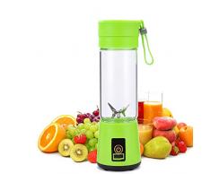 Kabinga 4 verbesserte Version persönlicher Entsafter, tragbarer Becher, elektrischer Saftpresse USB Juicer (380ml)#4, Unisex Erwachsene, 4 L