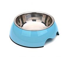 NYJ Melaminschüssel Edelstahl für Hunde und Katzen rutschfest (größe : S)