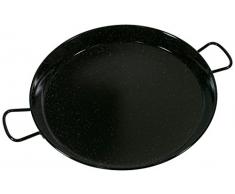 Garcima Paellapfanne für 4 Personen, emailliert, 30 cm 16 personas, 55 cm Schwarz