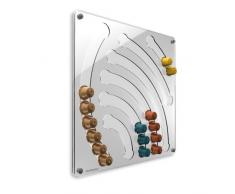 Nespresso Kapselhalter, Wand, transparent, Design Wasserfall Kapselspender…