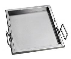 Santos Edelstahlpfanne 2 cm tief mit Griff 40 x 49 cm