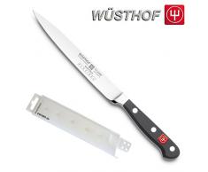Wüsthof Classic 4518/16 Fisch-Filetiermesser 16 cm schwarz inkl. PRYMO.de® Klingenschutz