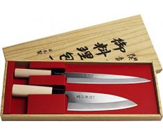 SEKIRYU [ Deba + Sashimi ] 2 japanische Messer / Küchenmesser MADE IN JAPAN # SR601