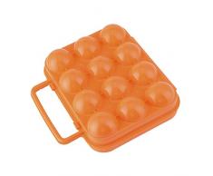 Salon Styler Haarbürsten zusammenklappbar Eier Träger Halter (hält 12 Eier) + Fast Eigelbtrenner Ei weiß Filter, Zufällig, 12 packages