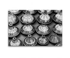 Premium Textil-Leinwand 120 x 80 cm Quer-Format Tajine, das typische Kochgeschirr Marokkos | Wandbild, HD-Bild auf Keilrahmen, Fertigbild auf hochwertigem Vlies, Leinwanddruck von Michaela Schiffer
