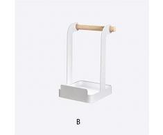 NoNo Pot Pan Deckel Utensil Organizer Rack Zoll Handtuchhalter Küchenschienen Racks-Deckel Kochgeschirrhalter Lagertopf Deckelhalter Topf Passt Topfdeckel