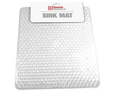 Home Basics BM10857 Waschbeckenmatte, Gummi, Bubble