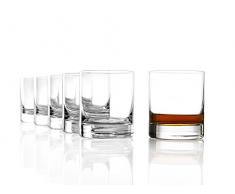 Stölzle Lausitz New York Bar Whiskyglas Pur 320ml, 6er Set Whisky Gläser, spülmaschinenfest, bleifreies Kristallglas, hochwertige Qualität
