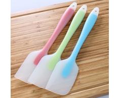 Back und Koch Spatel, Löffel, Teigschaber flexibel und perfekt für den Thermomix® TM31 TM5 und TM6 - Rosa - von Leckerhelfer