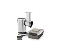 WMF Küchenminis Salat-to-go, Salatzubereiter, elektrischer Gemüseschneider, 5 Einsätze, inkl. Salat-to-go-Box, 150 W