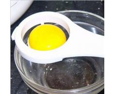 yeah67886 Creative Eiertrenner Egg Filter Ei Sieb (weiß)