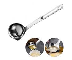 Schimers Schöpfkelle/Suppenkelle/Schöpflöffel/Suppenlöffel, Bratensoβe/Saucenschöpfer/Spiegeleffekt, spülmaschinengeeignet