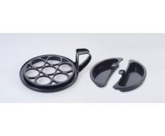 Solis Eierkocher für 7 Eier, Mit Härtegradeinstellung, Kochen und Dämpfen, Eiereinsatz und 2 Schalen, Egg Boiler & more, Edelstahl