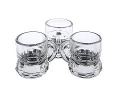 Schramm® 24 Stück Schnapsgläser 3cl Stamper Schnaps Glas Shot Gläser Bar Schnapsglas 24er Pack