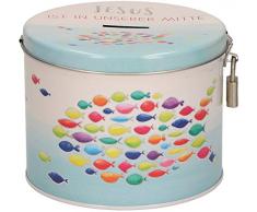 Jesus ist in unserer Mitte: Porzellantasse in Spardose