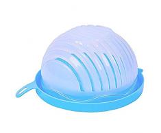 Ergonomischer Schäler-Salat-Zerhacker-Schüssel-Hersteller-Obstschneider-Salat-Schnellschneider Große Schüssel für das Waschen des Behälter-Schälers Fachmann und geschält