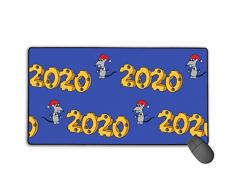 Rutschfeste Mausmatte, 2020 in Käseform mit hungrigem Charakter Gaming Mouse Pad Kundenspezifische erweiterte große Schreibtischmatte 101cmX190cmX3cm