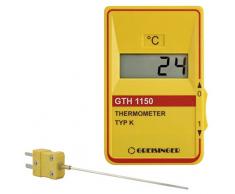 GHM Greisinger GTH 1150-Gourmet-SET Bratenthermometer, Thermometer mit Einstechfühler, Kunststoff, Gelb, 14 x 6.8 x 3 cm, 2 Einheiten