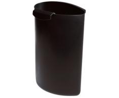 HAN 1837-13, Abfalleinsatz MOON, Schick und Praktisch, Für die perfekte Abfalltrennung, 6 Liter, Schwarz as per variation ASIN