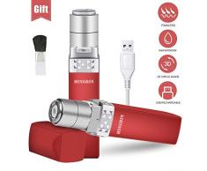 Schmerzloser Elektrorasierer Damen,Elektrischer Haarentferner für Frauen elektrischer Wiederaufladbar schmerzloser Damenrasierer für Gesicht Härchen, Bein, Hand, Bikini Linie, Achselhöhle