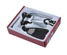 LUOXU Wein-Öffner Set/Kaninchen Korkenzieher, Wein Flaschenöffner Weinkaraffe Ausgießer Weinflasche Legierung Stopper, Folienschneider, Tropfring