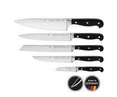 WMF Spitzenklasse Plus Messerset 5-teilig, 5 Messer Küchenmesser, geschmiedet Performance Cut, Kochmesser