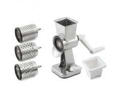 Weis 15083 Universalreibe, Edelstahl mit 3 Einsätzen