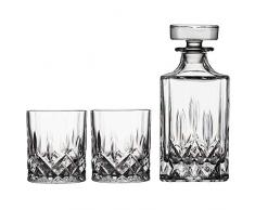 Liter Karaffe Glaskaraffe Whisky Cognac,Flasche Whiskey Likör Wein Flasche Dekanter Whiskyflasche Kristallglas Highland,Clear