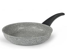 Flonal Dura Induction Pfanne, Gesund Kochen & Braten, Antihaft & Extrem Kratzfest, Für Induktion, Gas, Ceran, Italienische Premium Qualität (Bratpfanne 24cm)