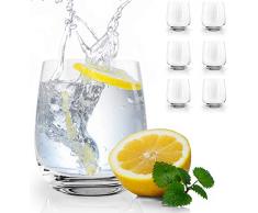 HEYNNA® „Llano“ 6er Trinkgläser Set 360ml Wassergläser/Made in Europe - 360ml Fassungsvolumen/Spülmaschinenfest
