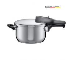 Silit Sicomatic classic Schnellkochtopf, 4,5 l, ohne Einsatz Edelstahl poliert, Innenskalierung, induktionsgeeignet, Ø 22 cm