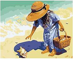 YCMXMY Puzzle 1000 Teile, Sammeln Von Kinderschalen Strand, Hölzern Kind Zusammenbauen Dekoration， Für Das Heimenspiel Tolles Pädagogisches Geschenk Für Kinder, 75X50Cm