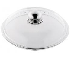 Silit Pfannen- Topfdeckel 24 cm, Glasdeckel mit Metallknauf, Deckel für Töpfe & Pfannen, hitzebeständiges Glas, spülmaschinengeeignet